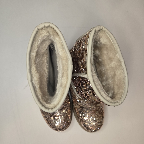 Skechers‎ Australia Gold Sequin Boots Womens Size 7 - Picture 3 of 9